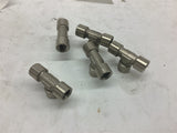 Pipe TEE Fitting 1/4" Lot of 5