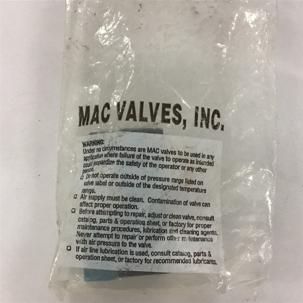 Mac PME-11JB Solenoid Valve 120 Volts 150 PSI 6.8 WAtts