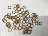 Copper Bushing 7/8" x 5/8" x 0.3615 Thickness Lot of 80