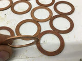 Copper Bushing 1 3/8" x 1" x ..063" Thick Lot of 30