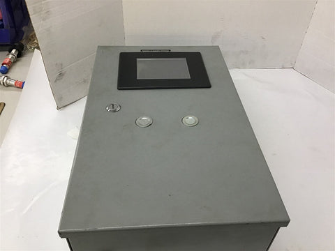 Enclosure with touch screen & a MicroLogix Controller