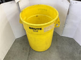 BRUTE 2643-60 44-Gallon Utility Waste Container Yellow