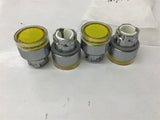 Lovato 8LM2TBL105 Illuminated Pushbuttons Lot of 4