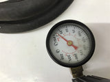 76" Hose W/ 1/4" Pressure Gauge