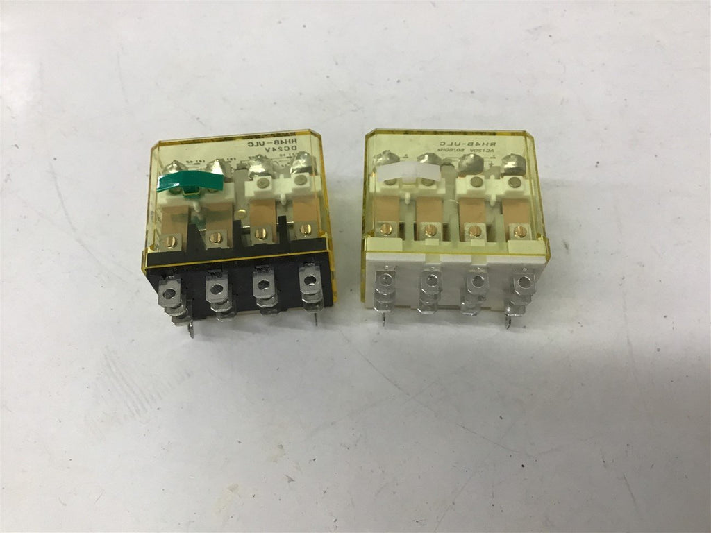 Idec RH4B-ULC AC24V Relay Lot of 2