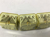 IDEC RH4B-U 120 VAC Pilot Cube Relay Lot of 3