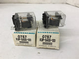 Potter & Brumfield KUP-5A55-120 Relay 120V Relay Lot of 2