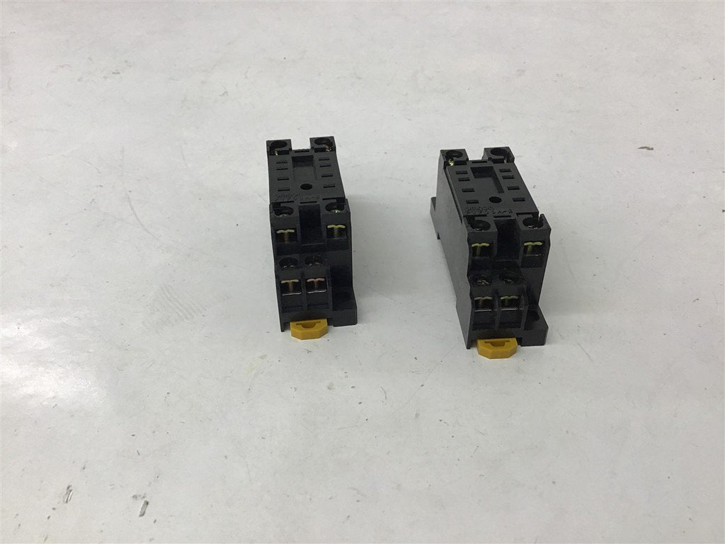 RELAY SOCKET 2-M4X10 14PIN 5AMP 250V Lot of 2