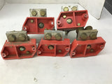 Terminal Blocks 5" Width x .3" Mouth Lot of 5