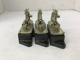 Terminal Blocks 4" Width x .2" Mouth Lot of 3