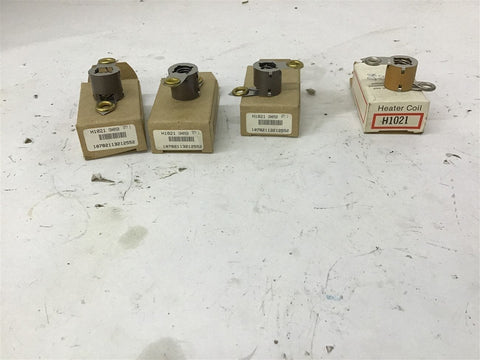 Cutler Hammer H1021 Overload Heater Element Lot Of 4