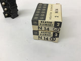 Allen-Bradley N14 Overload Heater Element Lot Of 4