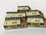 Allen-Bradley N40 Overload Heater Element Lot Of 5