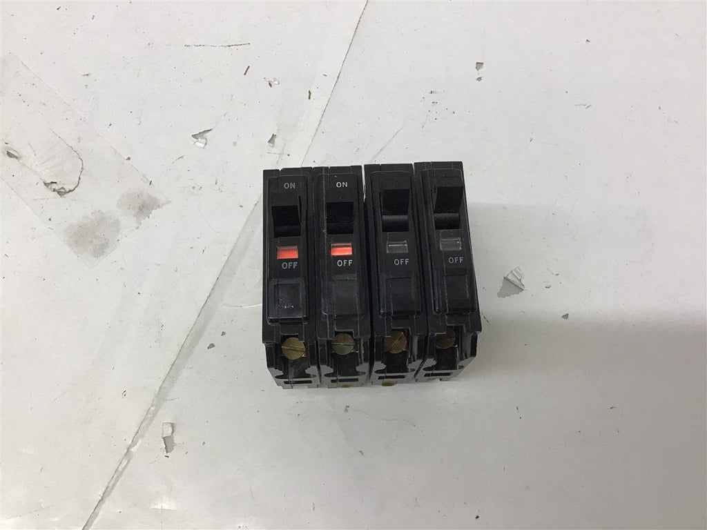 Square D 10 A 1 Pole Type QO Circuit Breaker Lot Of 4