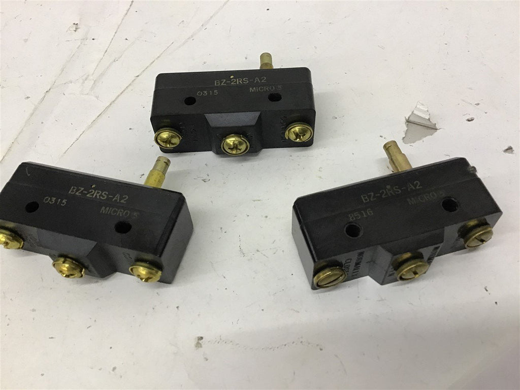 Honeywell BZ-2RS-A2 Limit Switch Lot Of 3