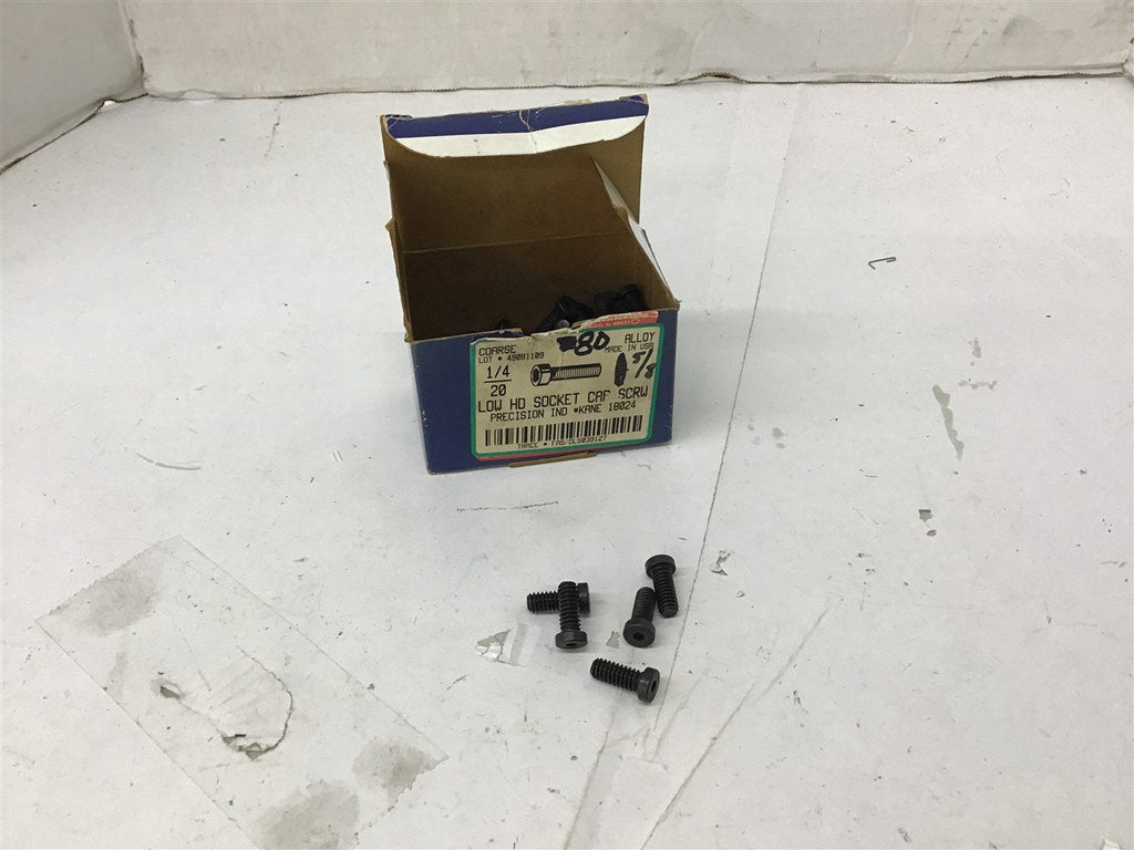 Blue Devil 1/4"-20 Low Socket Head Cap Screw Lot Of 80