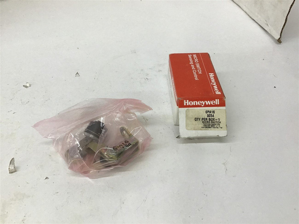 Honeywell Micro Switch 6PA16 Enclosed Basic Switch