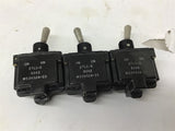 Honeywell 2TL1-3 Toggle Switch 15A 125 VAC Lot Of 3