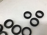 Rubber Spacers 1/2" T x 1-1/4" ID x 1-3/4" OD Lot Of 14