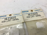 Knox HLC1610 High Limit Control Lot Of 2