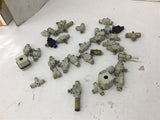 Various Pneumatic Fittings Size Ranging From 4mm To 10mm Lot Of 30