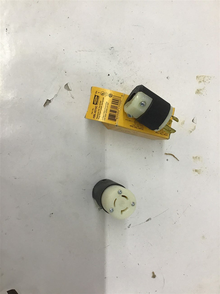 15 Amp 250 Volt Plug and Connector Lot Of 2