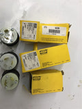 Hubbell HBL2311 20A 125V 2 Pole 3 Wire Twist Locking Plug Lot Of 3