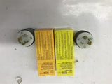 Hubbell HBL4720C 15A 125V Twist Lock Lot Of 2