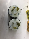 Hubbell HBL4720C 15A 125V Twist Lock Lot Of 2