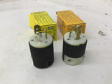 Hubbell HBL4720C 15A 125V Twist Lock Lot Of 2