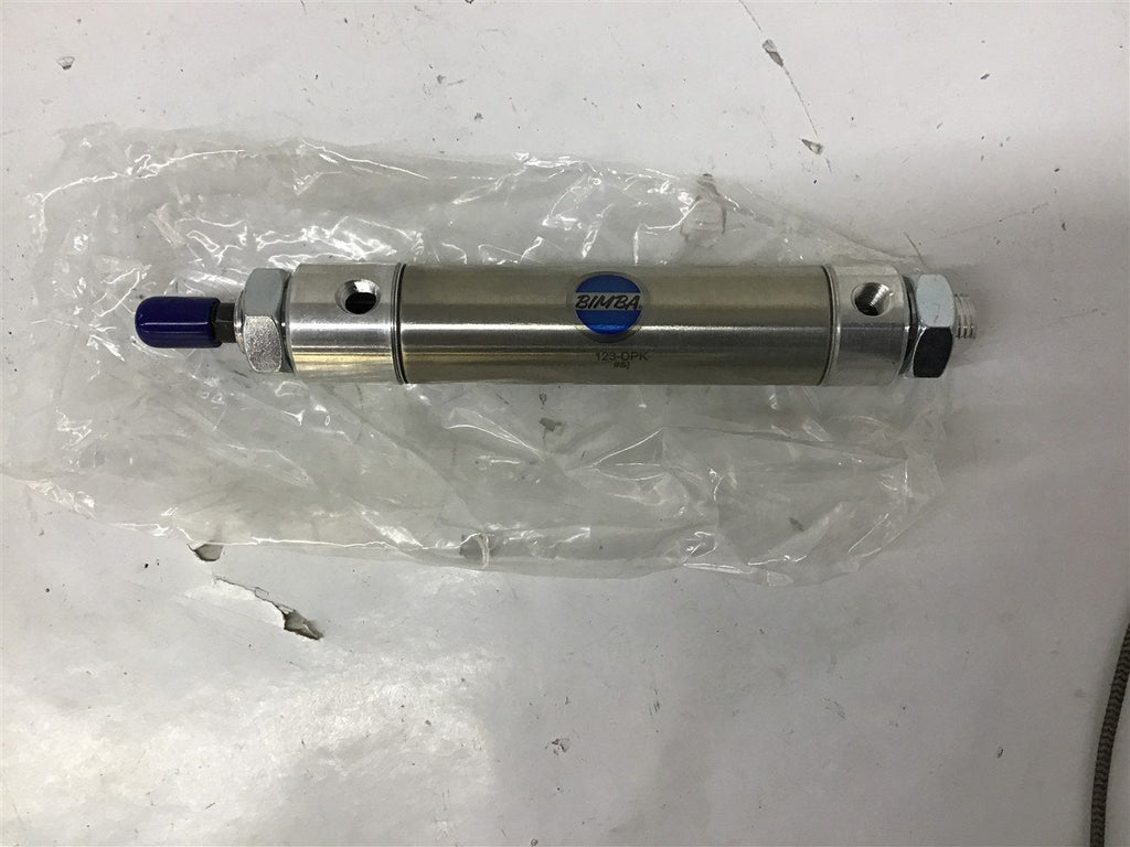 Bimba 123-DPK 3" Stroke x 1.129 Ram Shaft OD Pneumatic Cylinder