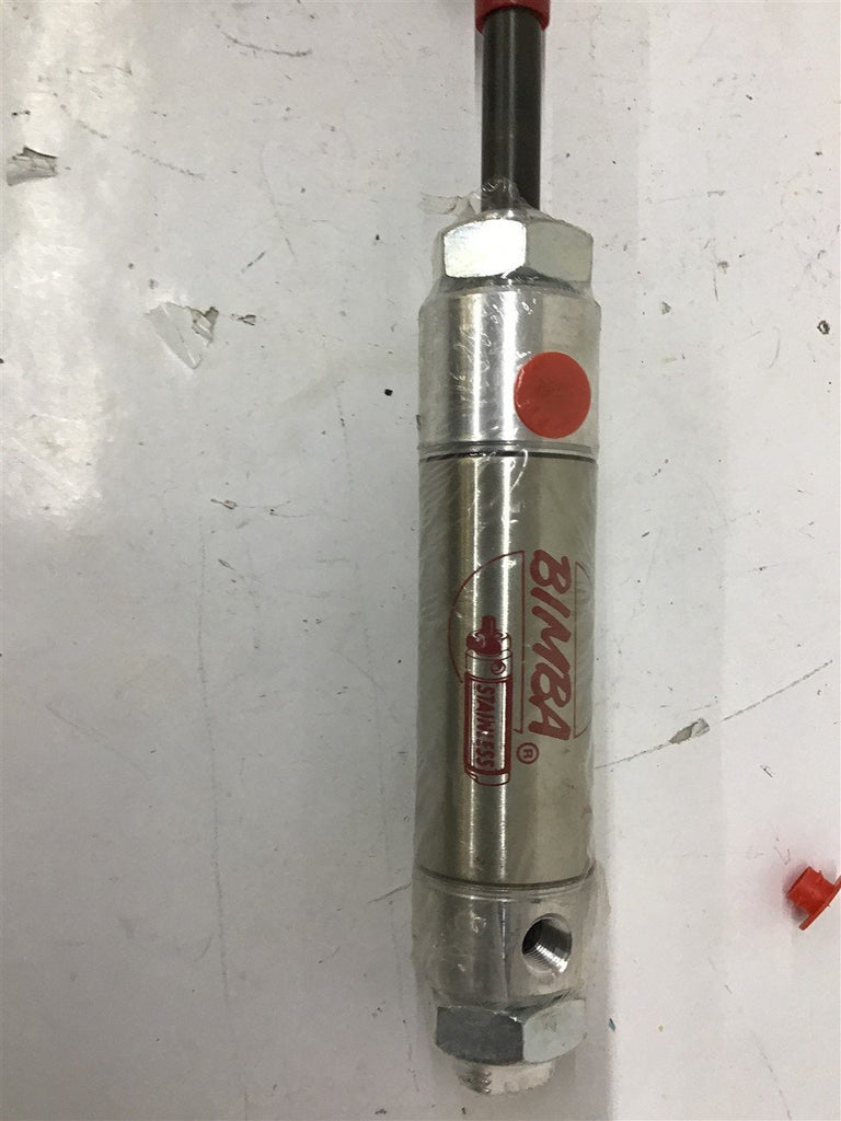 Bimba 121.5-DP Pneumatic Cylinder 1-1/2" S x 7-16" Ram Shaft OD