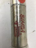 Bimba 121.5-DP Pneumatic Cylinder 1-1/2" S x 7-16" Ram Shaft OD