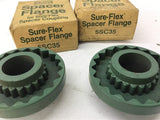 Woods 5SC35 Spacer Flange 1.1241" ID Lot Of 2