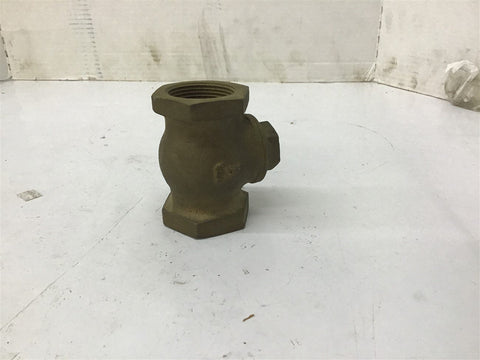 1-1/4" Check Valve Brass Inline