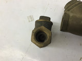 Check Valves 1/2" And 3/4" Lot Of 2