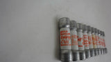 LOT OF 10 GOULD/SHAWMUTT AMP-TRAP FUSES, ATM 6, 6 AMP, 600 VAC, 500 VDC