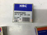 KBC 6200DD 6200-B-2DRS-L038-C3#0 Bearing Lot Of 3