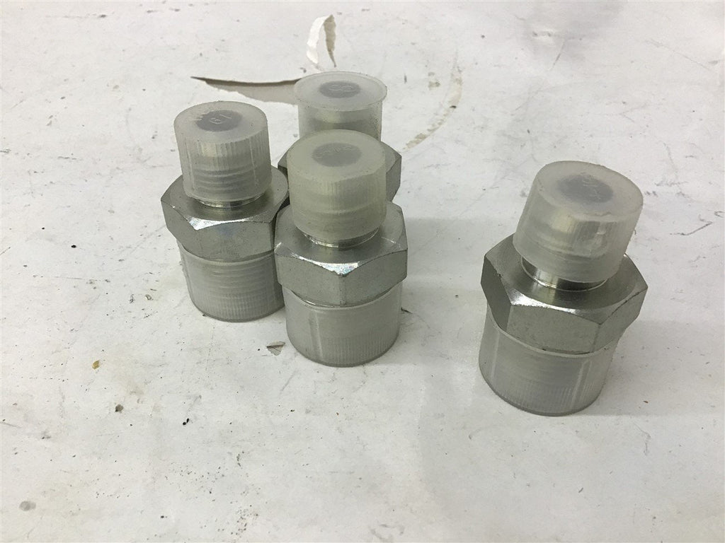 3/4" x 3/8" Steel Hydraulic Adaptor Fittings Lot Of 4