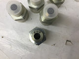 3/4" x 3/8" Steel Hydraulic Adaptor Fittings Lot Of 5