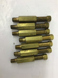 Brass 1/2" Standoff Bolts Lot Of 7