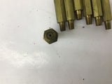 Brass 1/2" Standoff Bolts Lot Of 7