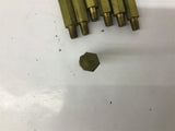 Brass 1/2" Standoff Bolts Lot Of 7