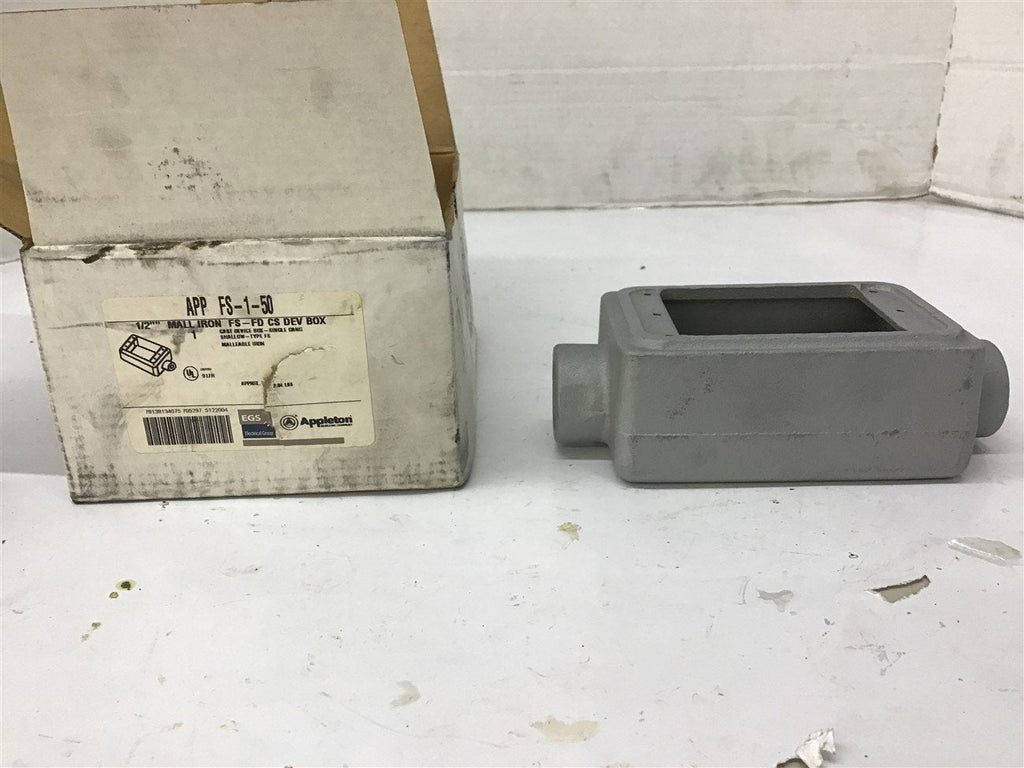 Appleton APP FS-1-50 1/2" Mall Iron FS-FD CS Dev Box