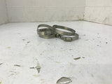 Hose Clamps 3" and 3 1/2" Lot Of 5