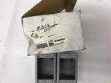 Appleton Electric APP FS-1-50 Single Gang 1/2" Device BoxLot Of 2