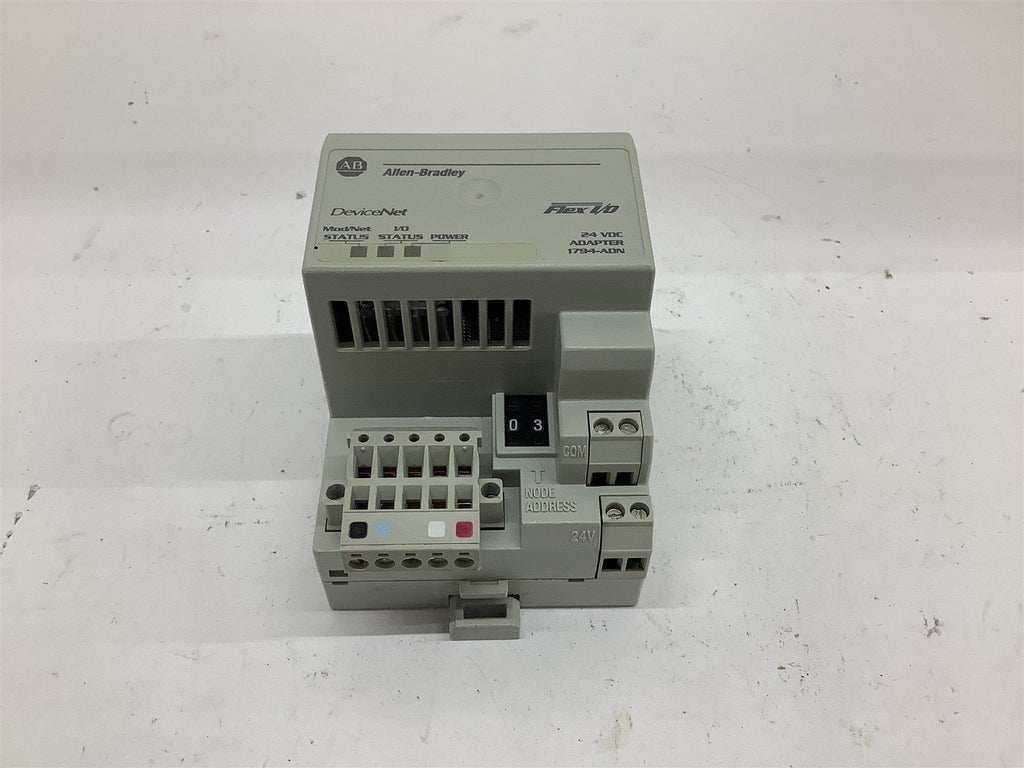 Allen-Bradley 1794-ADN Device Net flex I/O 24 VDC Adapter