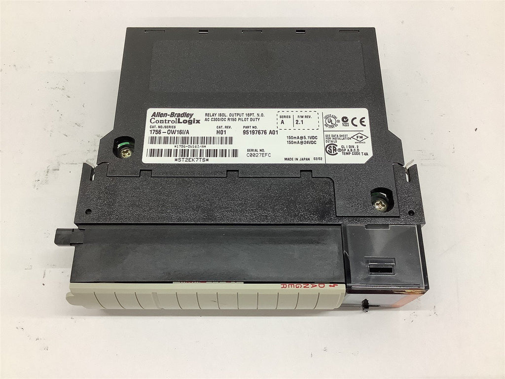 Allen-Bradley 175-OW16I/A Control Logix Relay Isolation Output 16pt