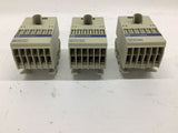 Telemecanique AB3-RV162U Terminal Block Lot Of 3