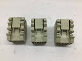 Telemecanique AB3-RV162U Terminal Block Lot Of 3